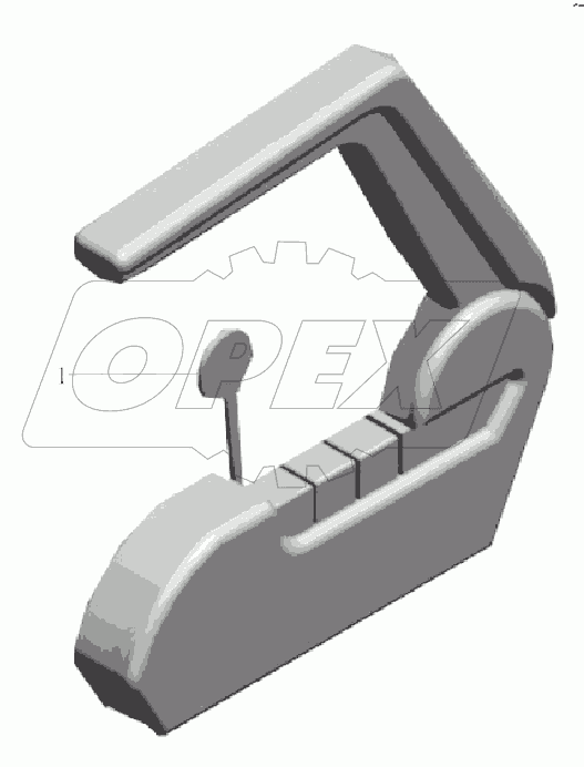 7201-00343 Сиденье правого бока YT08C