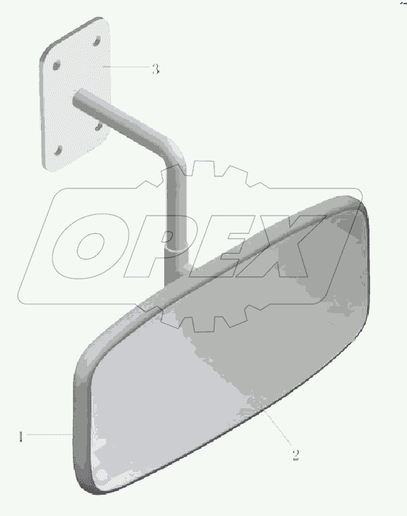8201-00116 Зеркало внутреннего вида