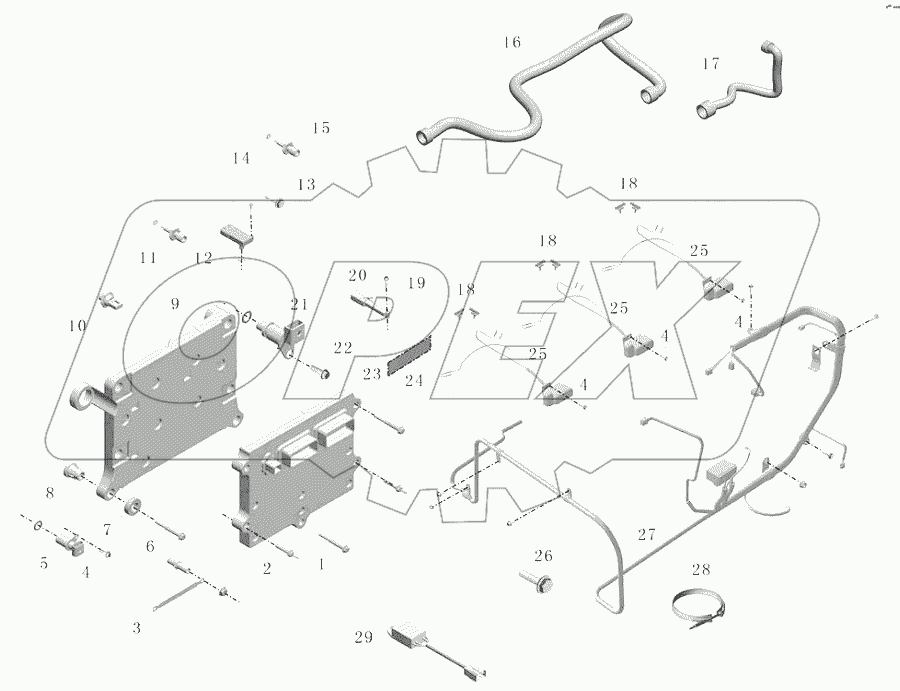 1000-03432-18 Управляющий модуль двигателя