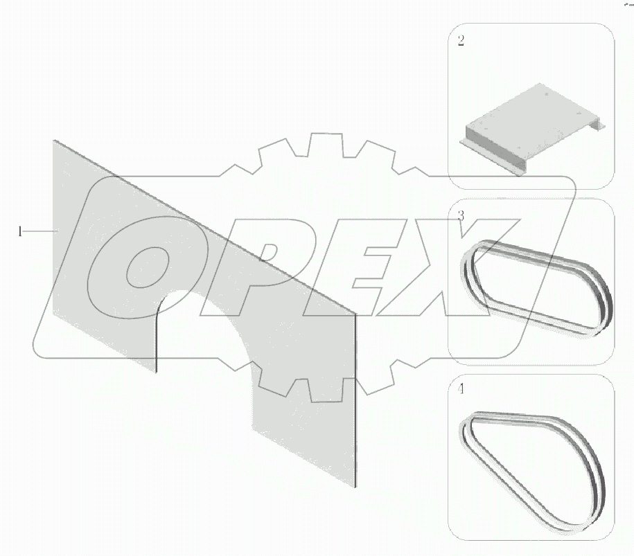 8103-05869 Комплект стандартных деталей охладительной системы 6122HWQ