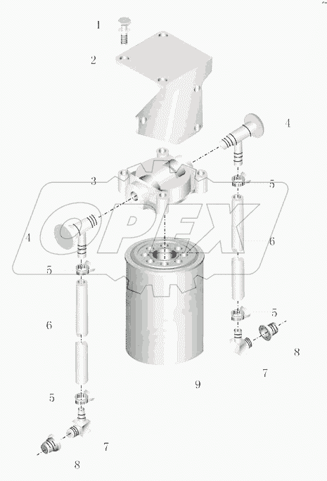 1000-03432-19 Группа водяного фильтра