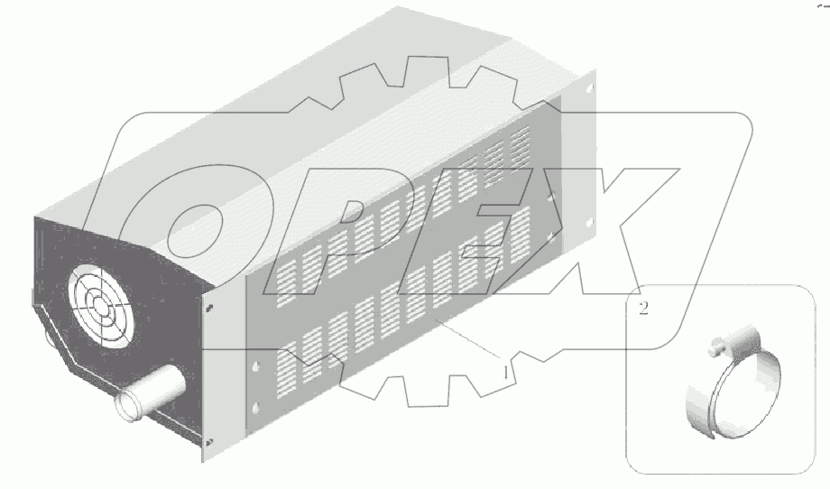 C126-HDS8101 Отеплитель ступеньки