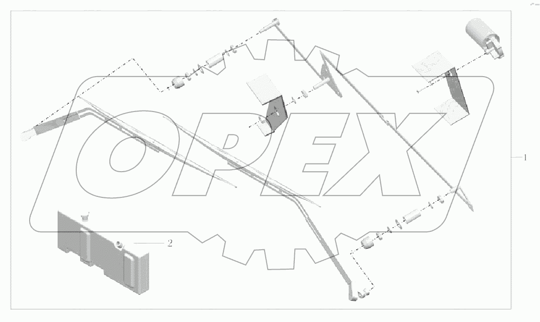 A229-5205-04 Сборочный комплект стеклоочистителя