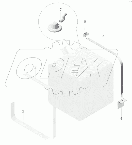 РА127-1101-03-М Топливной бак (300L)