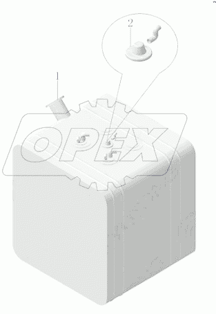 РА127-1101-03-М Топливной бак