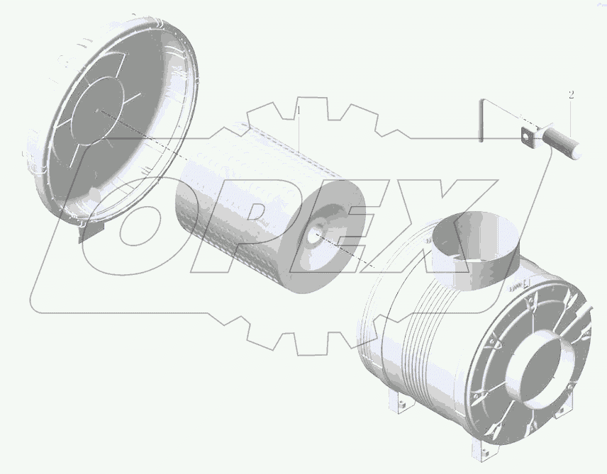 1109-03624 Воздушный фильтр