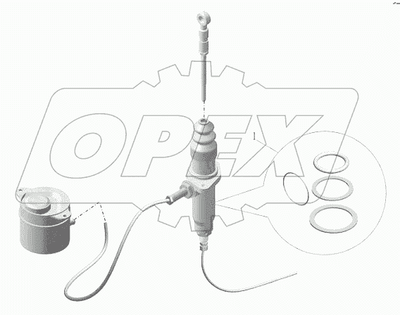 1608-00082 Цилиндр сцепления