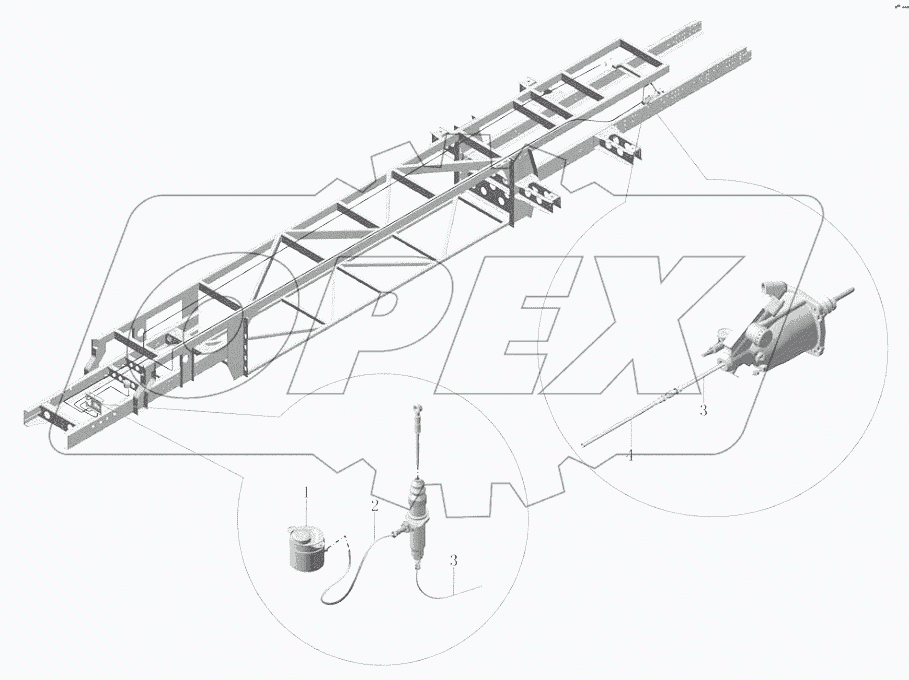 РА127-1607-01-М Трубопровод управления сцеплением