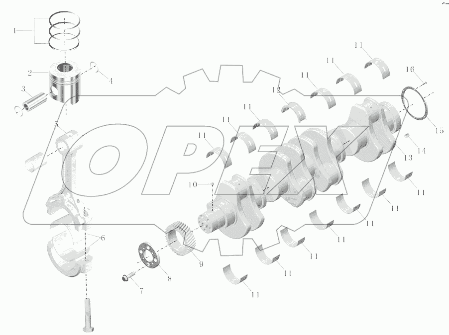 1000-03432-03 Группа функциональных деталей