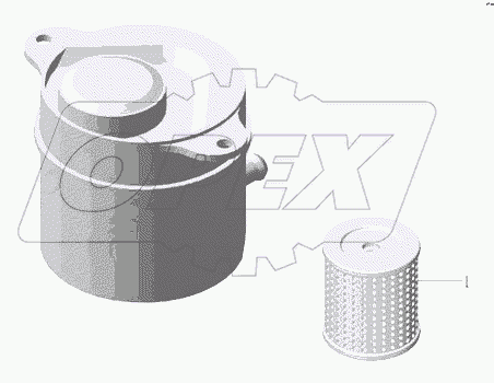 1607-00020 Масляный стакан