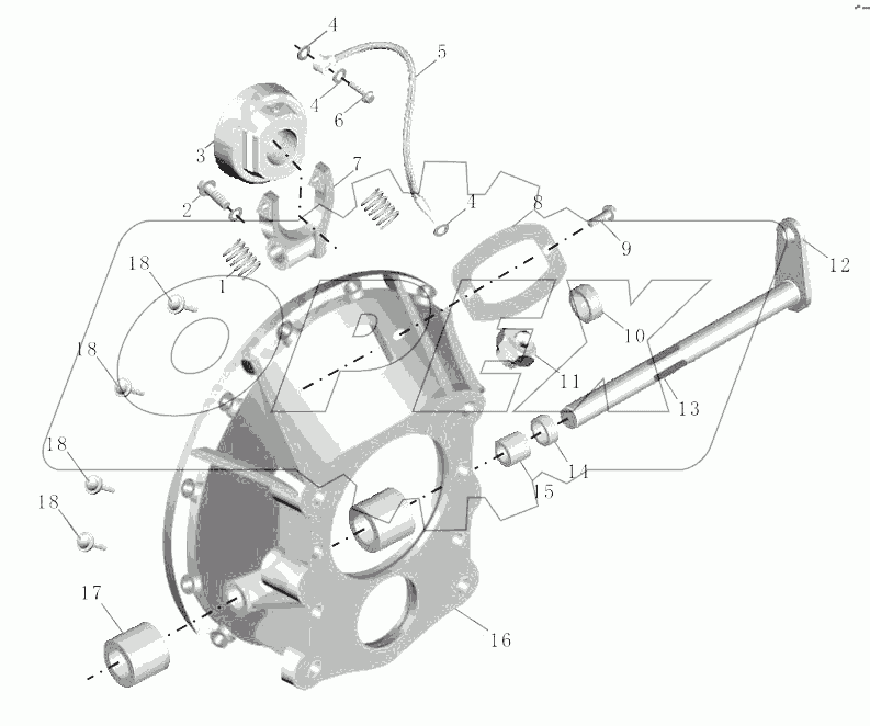 1701-02456-СН Корпус сцепления