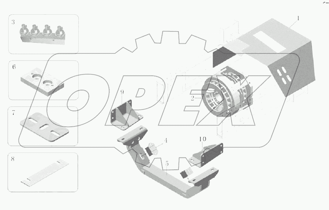 РА127-3524-01 Редартер в сборе