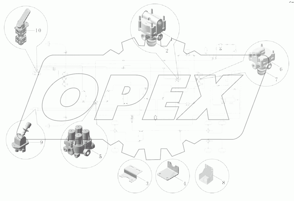 РА127-3570-01-М Клапаны в сборе