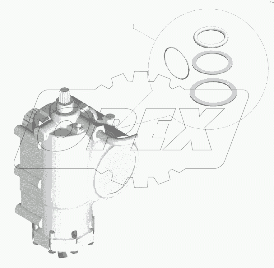 3401-00022 Комплект рулевого управления