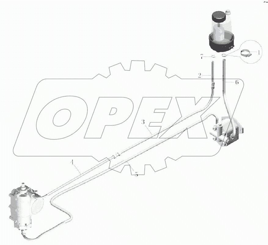 PA127-3406-01 Комплект рулевых трубопроводов