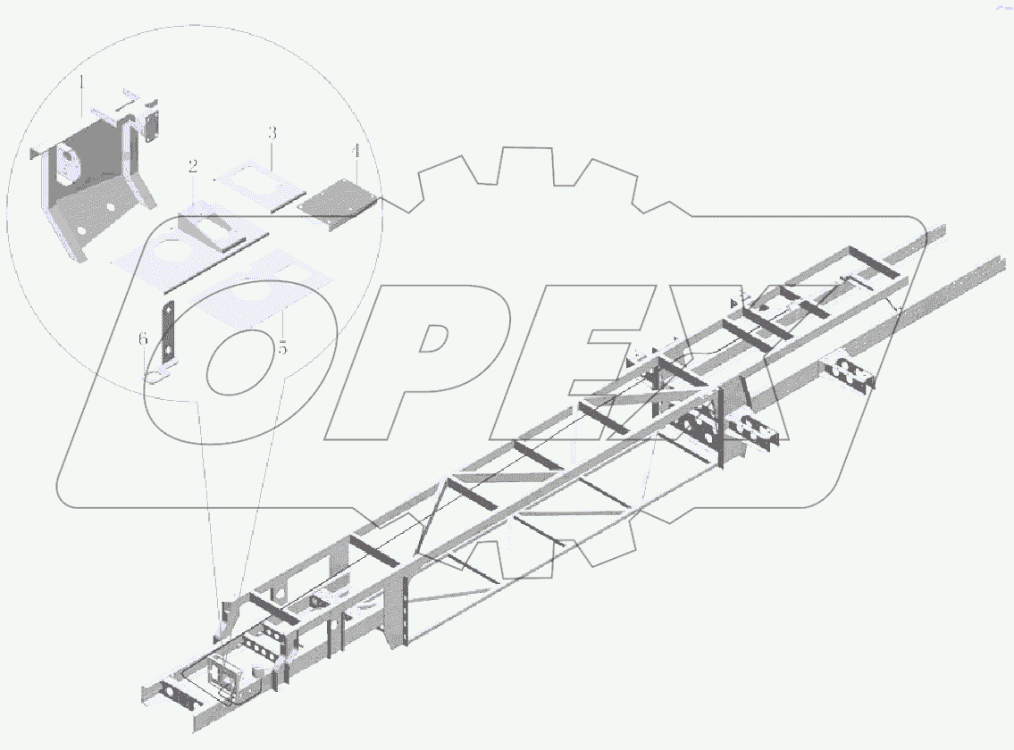 PA127-8600-01-M Механизм управления вождением
