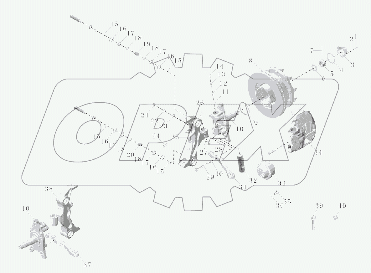3000-00747 Рама в сборе AID75A-02