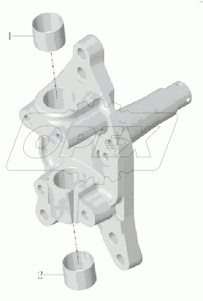 3001-00414 Комплект рулевого кулака