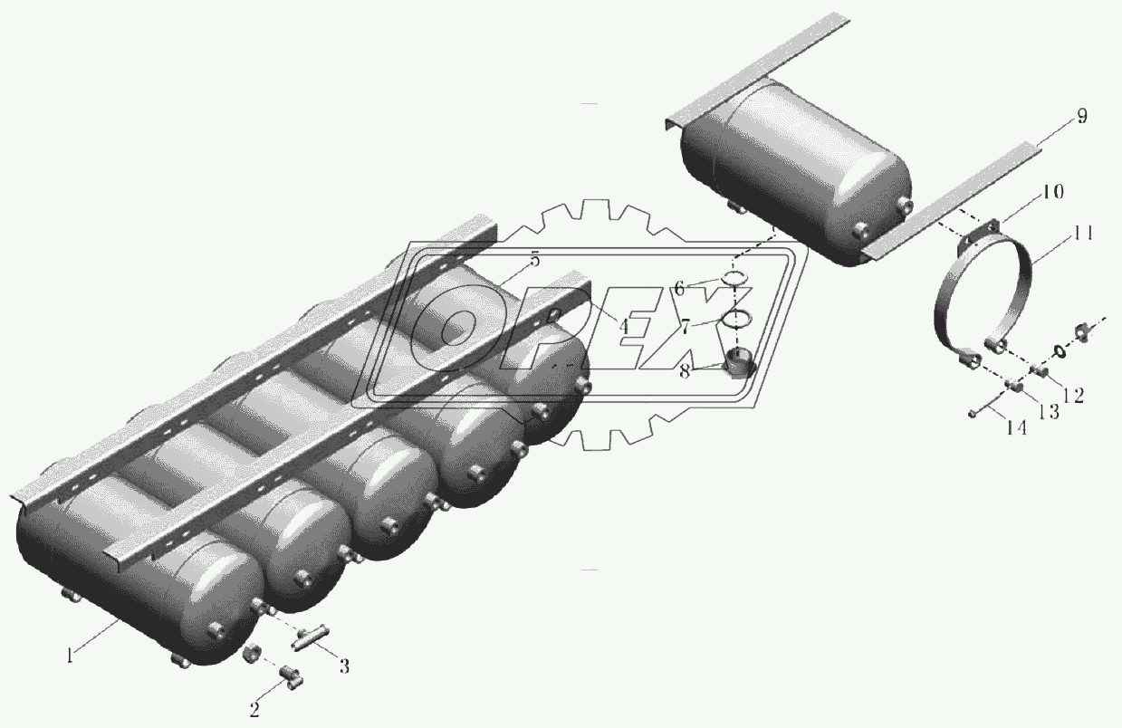 РА16-3513-02 Монтаж газосборника