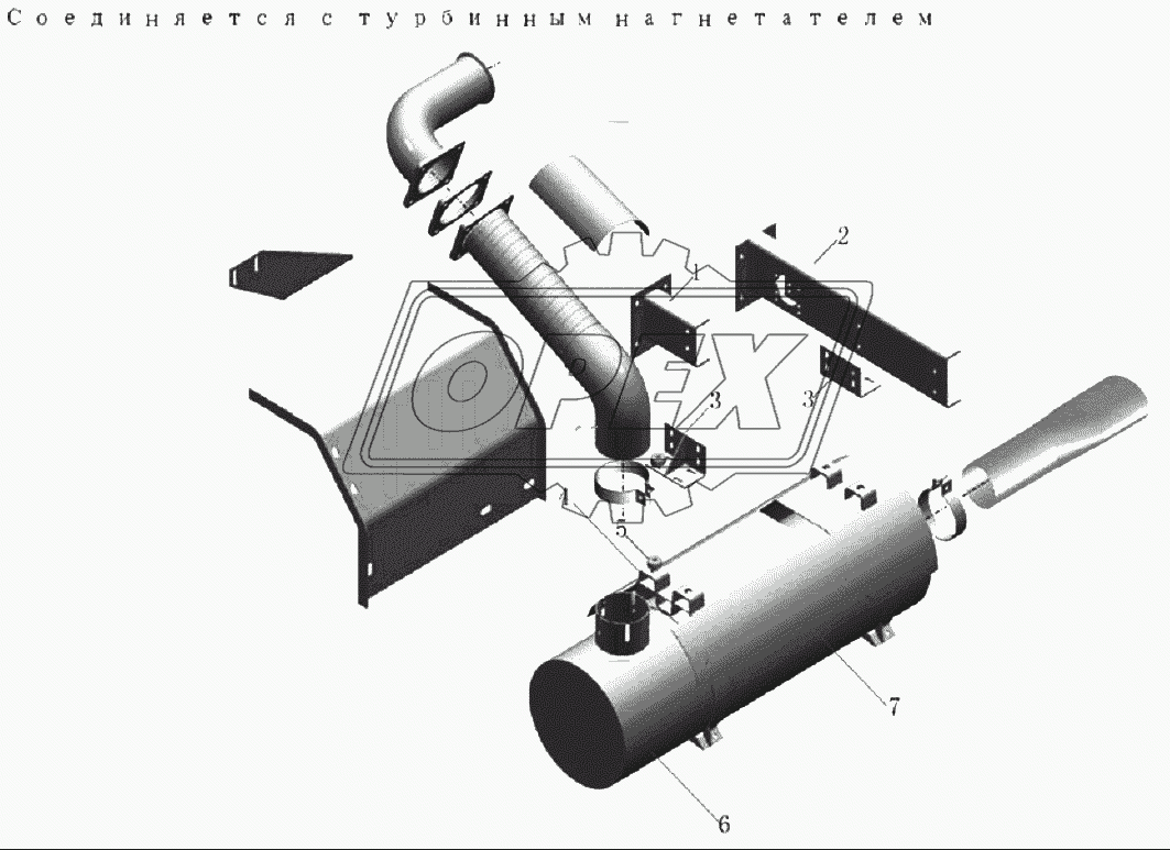 РА16-1201-02 Выпуск-шумоглушитель