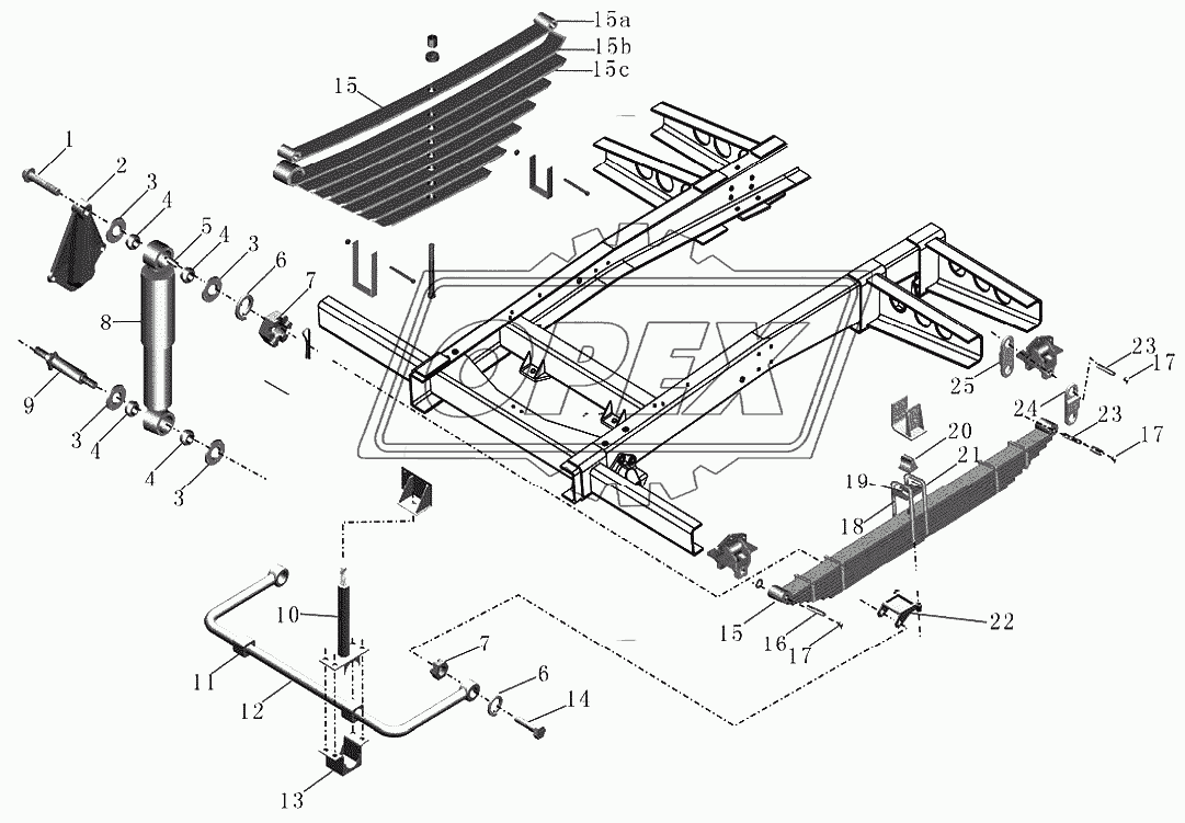 Передняя подвеска в сборе