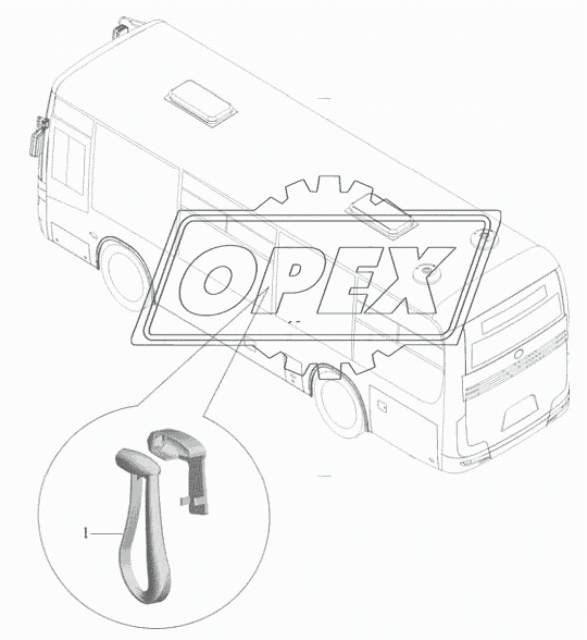 Молоток для аварийного разбивания окон H199-8209