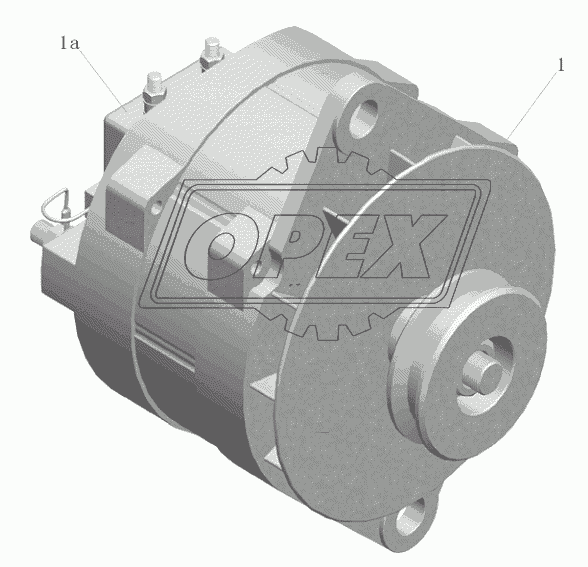 ZK6852HG Сборка генератора H209-3701
