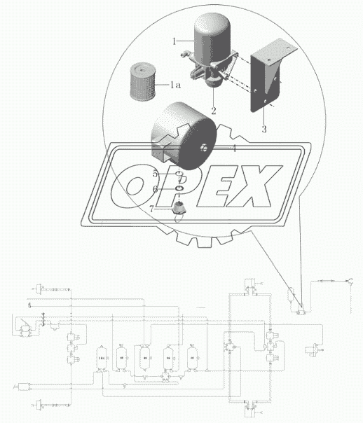 Механизм осушителя PD30-3555-01