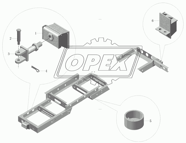 Монтаж передней сцепки в сборе PD30-2805-02