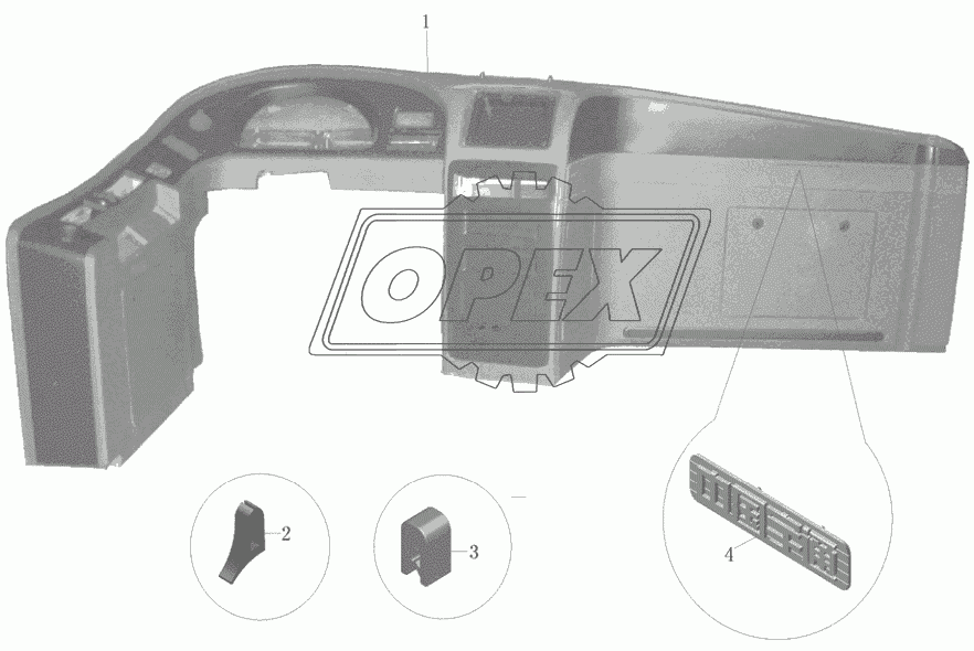 Сборка приборного щитка H187-6700-01