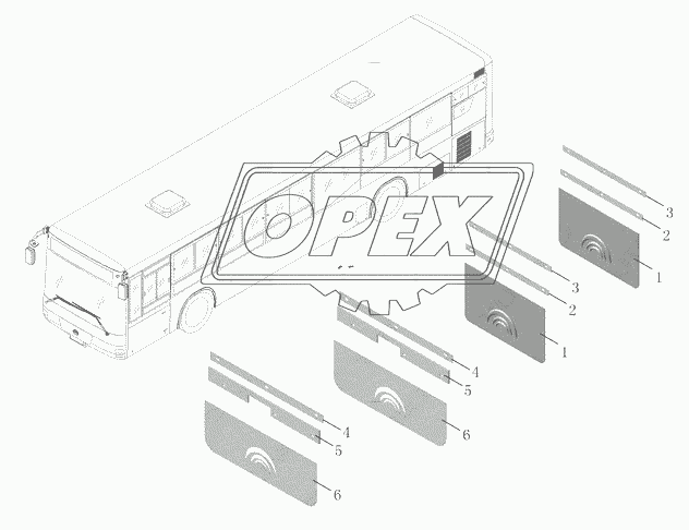 H379-5003-00 Брызговики и его арматуры