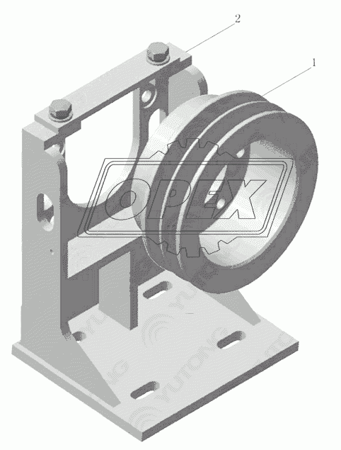 1300-00422 Приводное колесо веера (160,2B)
