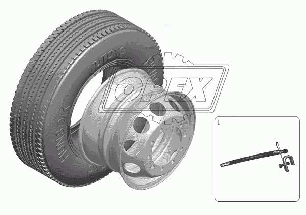 PAW9-3100 Колеса и шины