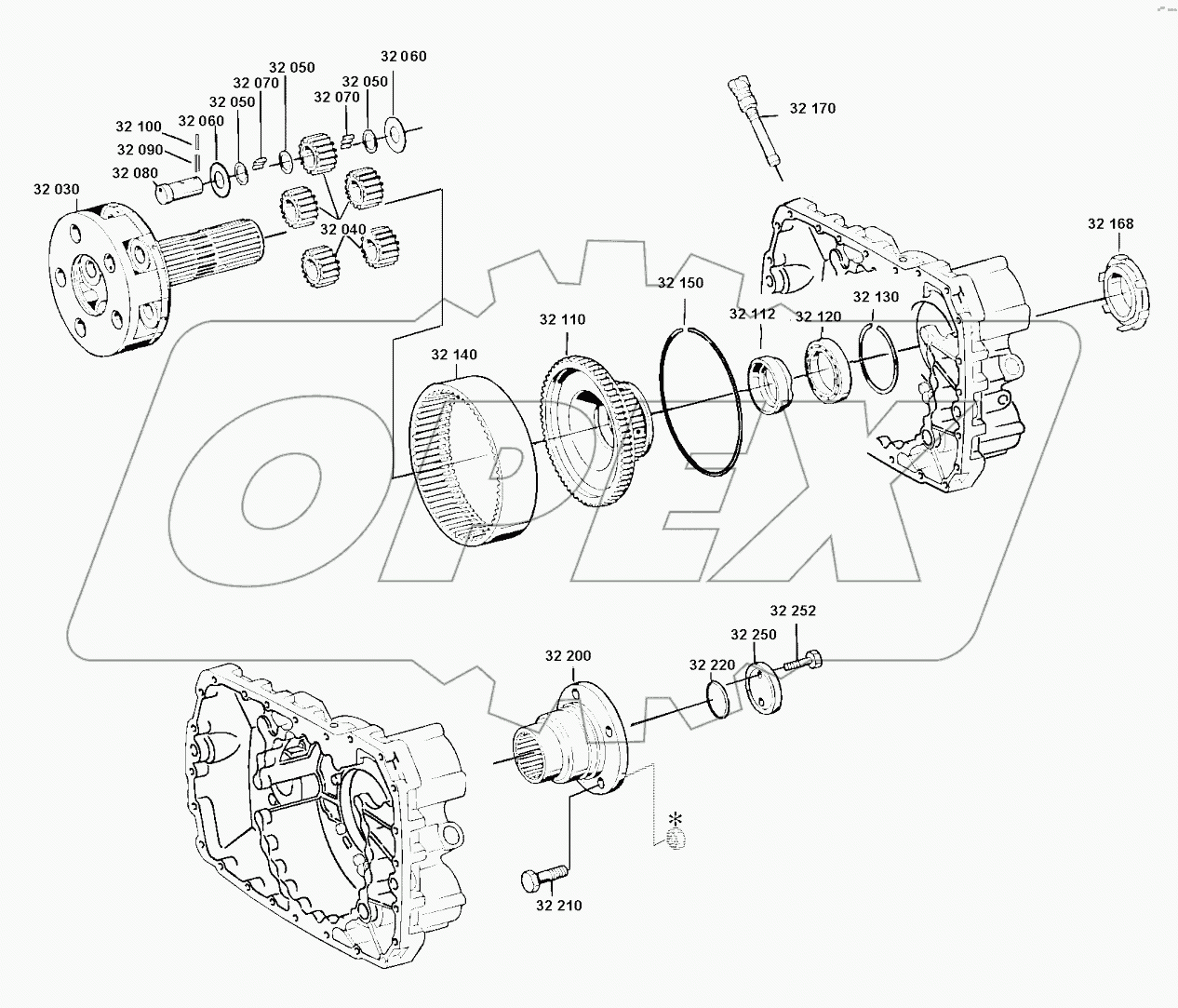  PLANETARY DRIVE, OUTPUT FLANGE