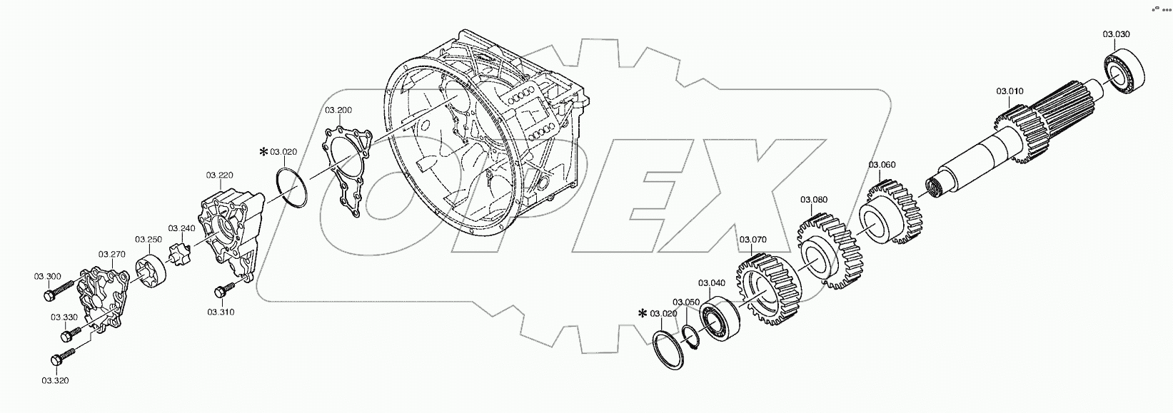 Вал промежуточный