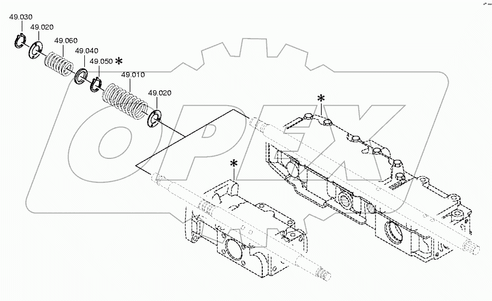  Комплект пружин