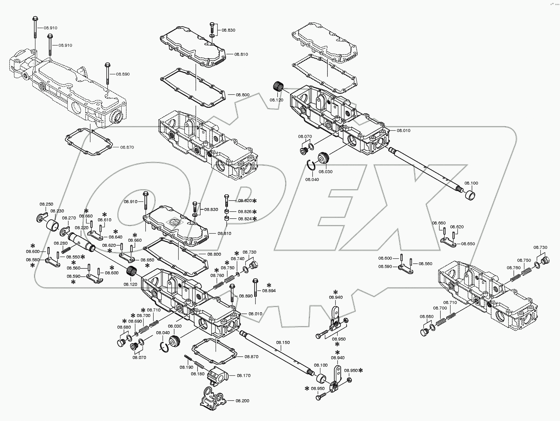  Корпус механизма переключения передач