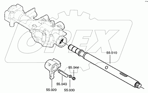 Шток переключения передач