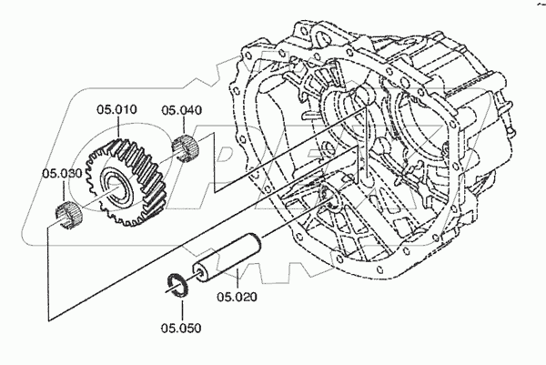 Шестерня заднего хода номежуточная