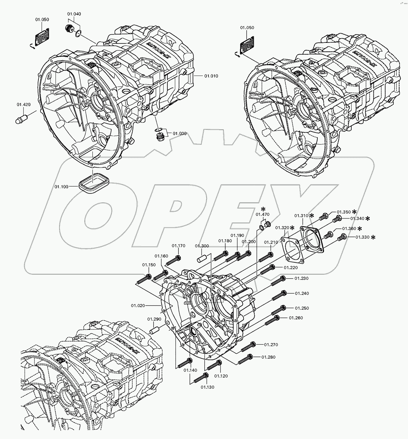 Картер сцепления