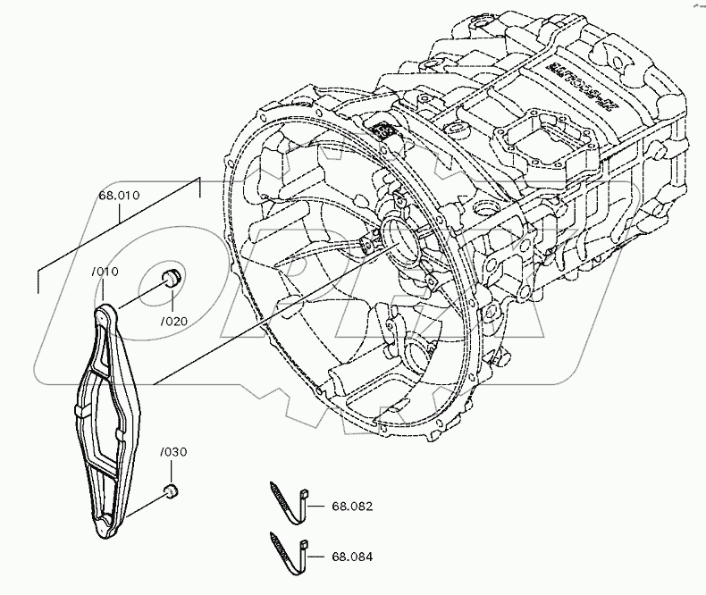 Механизм выключения сцепления