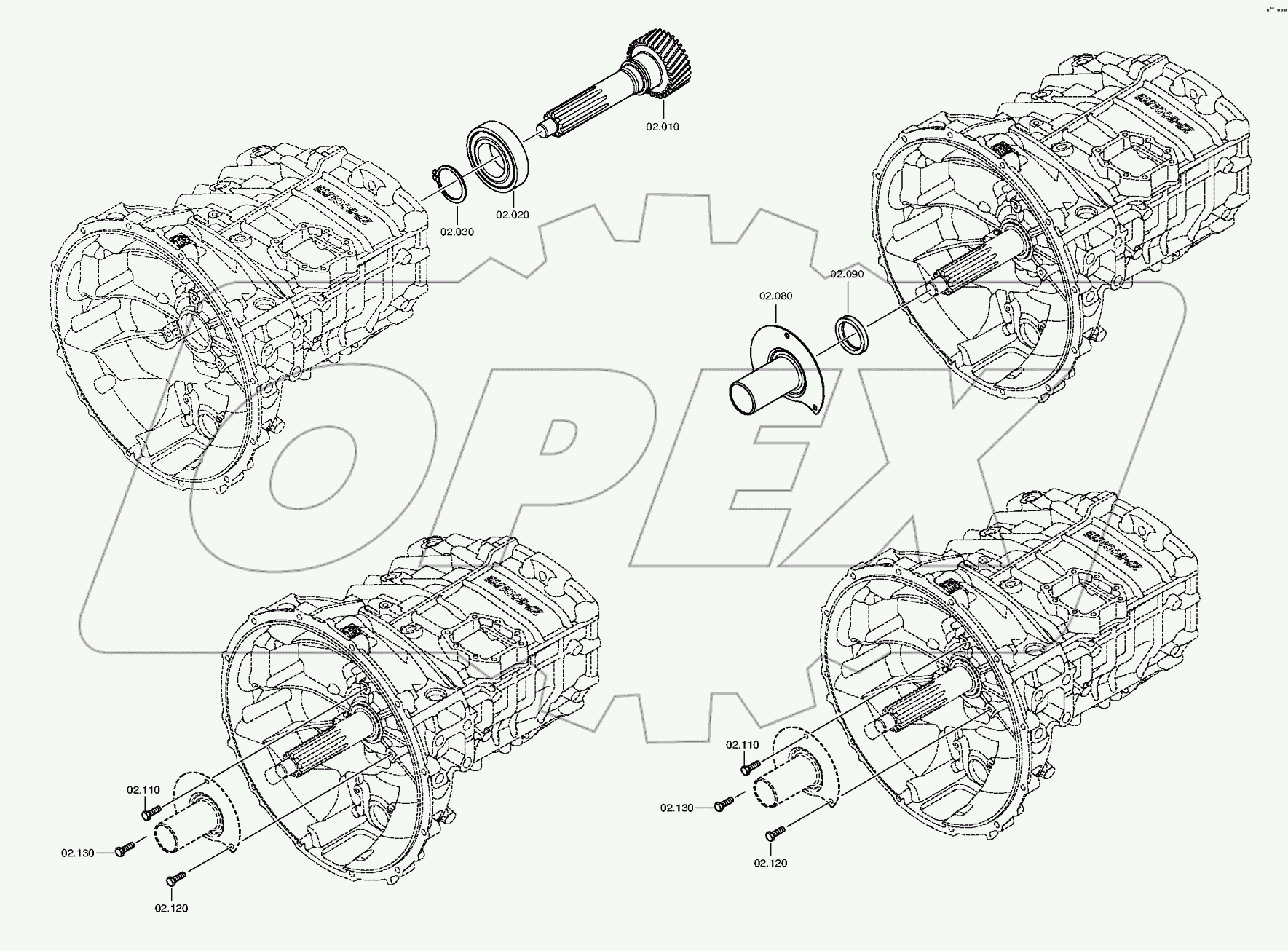 Вал первичный