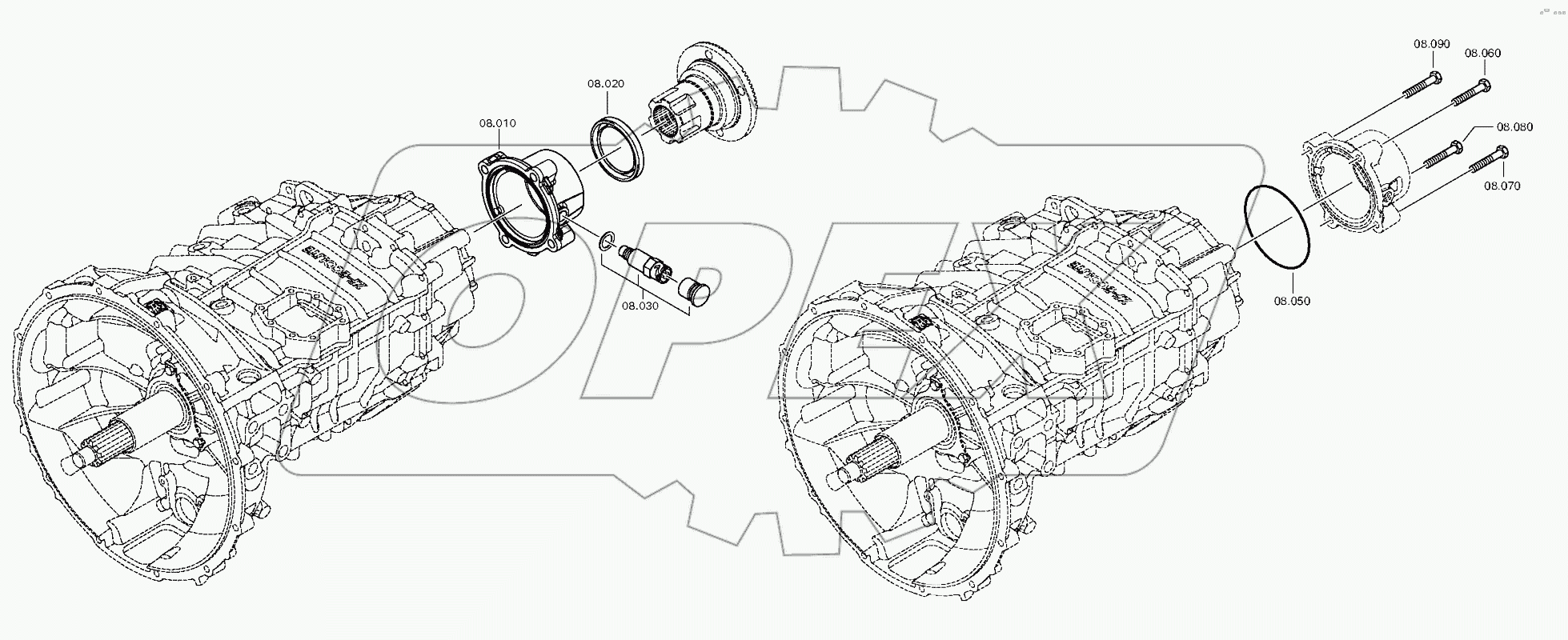 Крышка тахометра