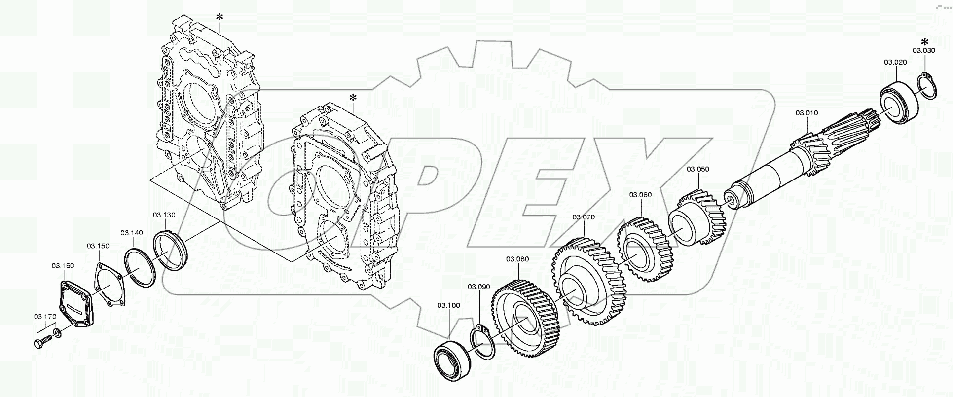 Вал промежуточный