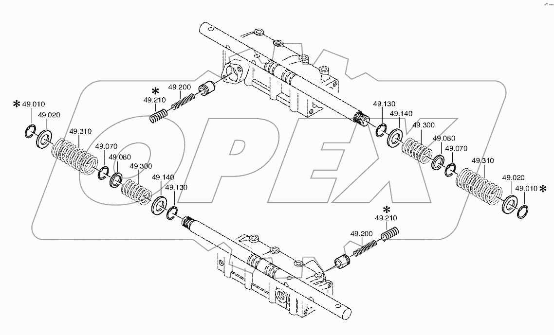 Комплект пружин