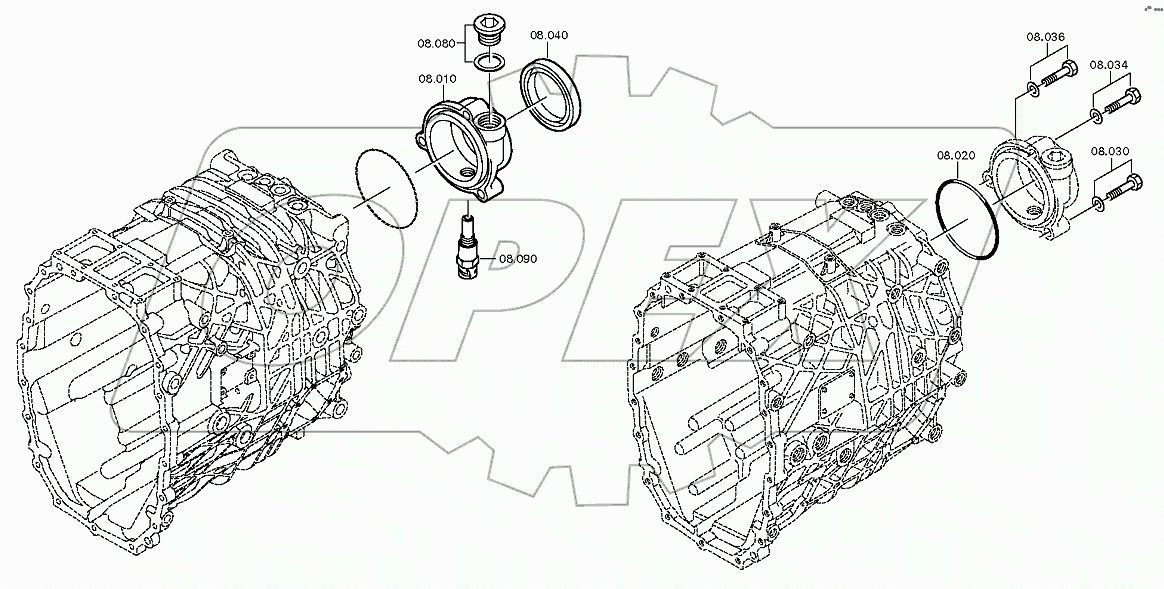 Крышка тахометра