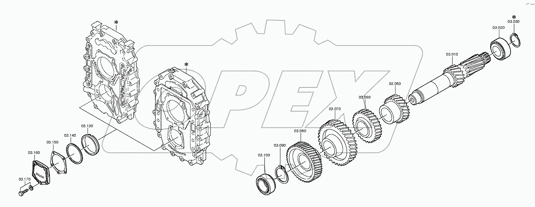 Вал промежуточный