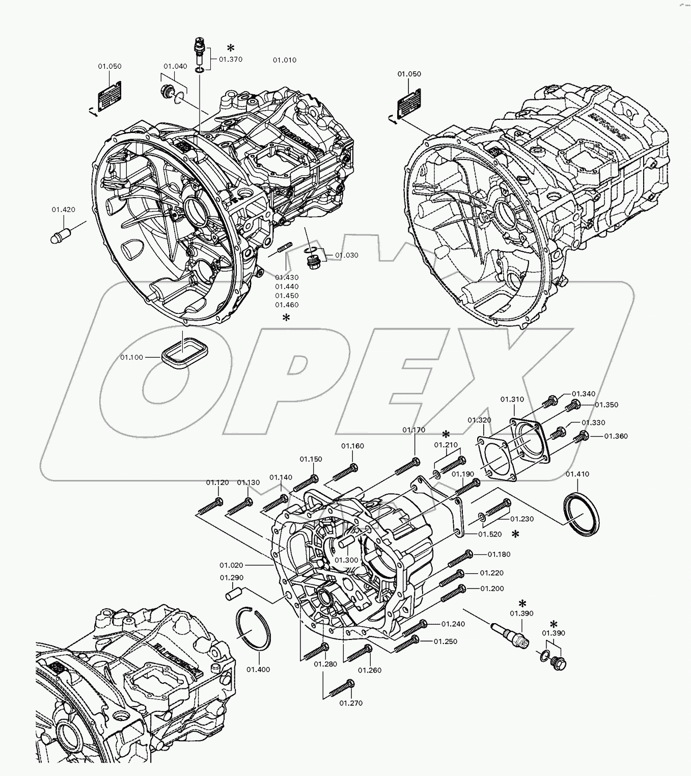 Картер сцепления