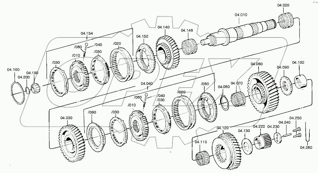 MAIN SHAFT 0091104209