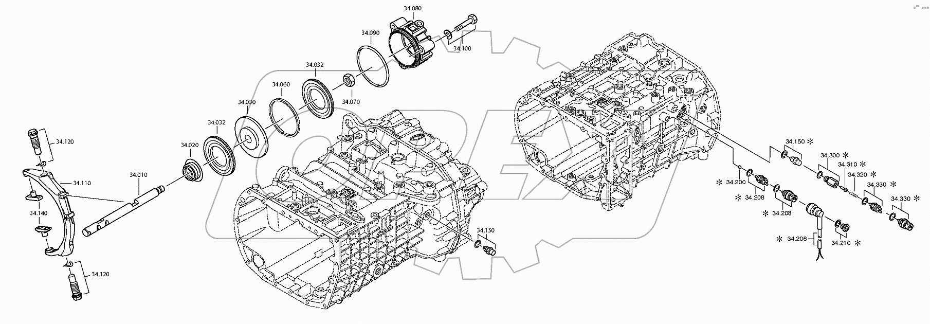 GP SHIFT SYSTEM 1324.134.004